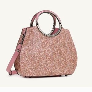 EUC Patricia Nash Aria Shopper - Blush Bouquet